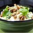 穴子と三つ葉のとろ〜り豆腐丼