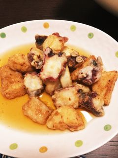 タコチャンとながいもの揚げだし-レシピのメイン写真