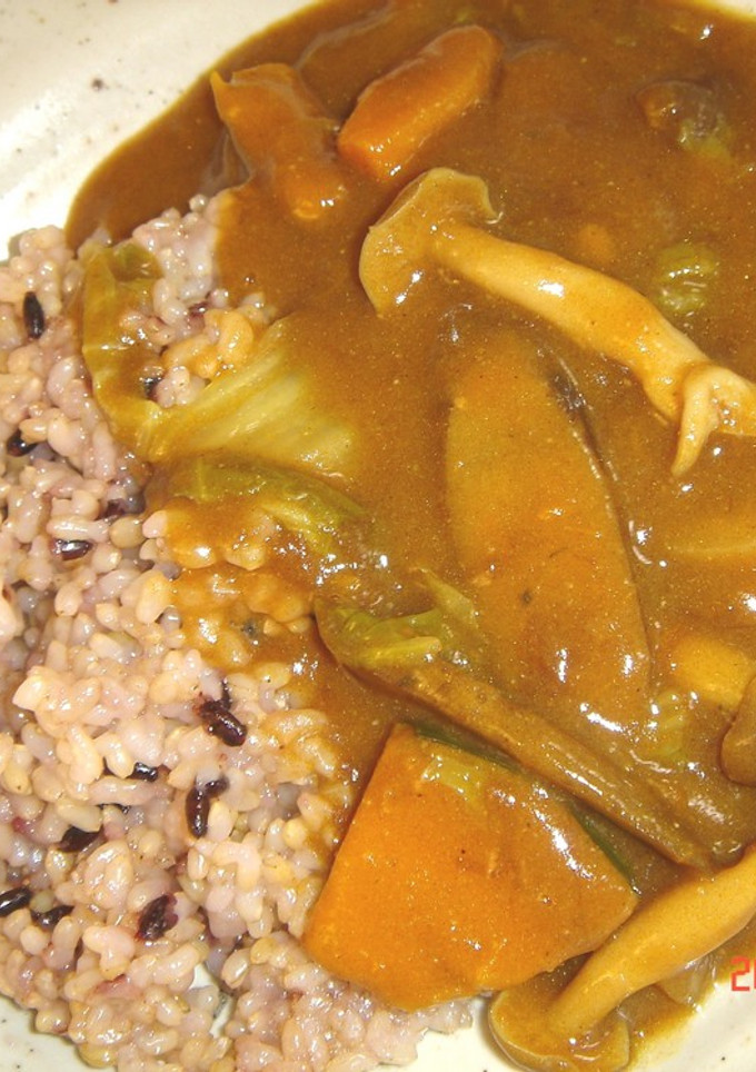 ちょっぴり和風♪根菜カレー-レシピのメイン写真