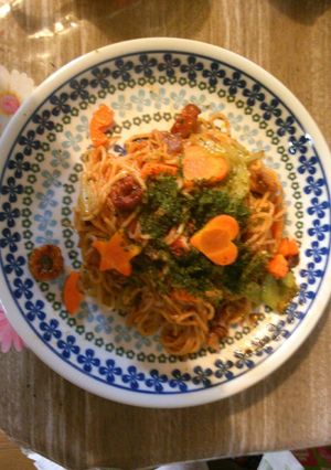 野菜でかさまし、私の焼きそば-レシピのメイン写真