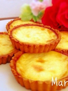 ヘルシー♪高野豆腐生地で♡エッグタルト♡-レシピのメイン写真