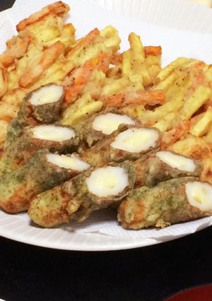 ちくわの磯辺揚げ♡チーズ入り-レシピのメイン写真