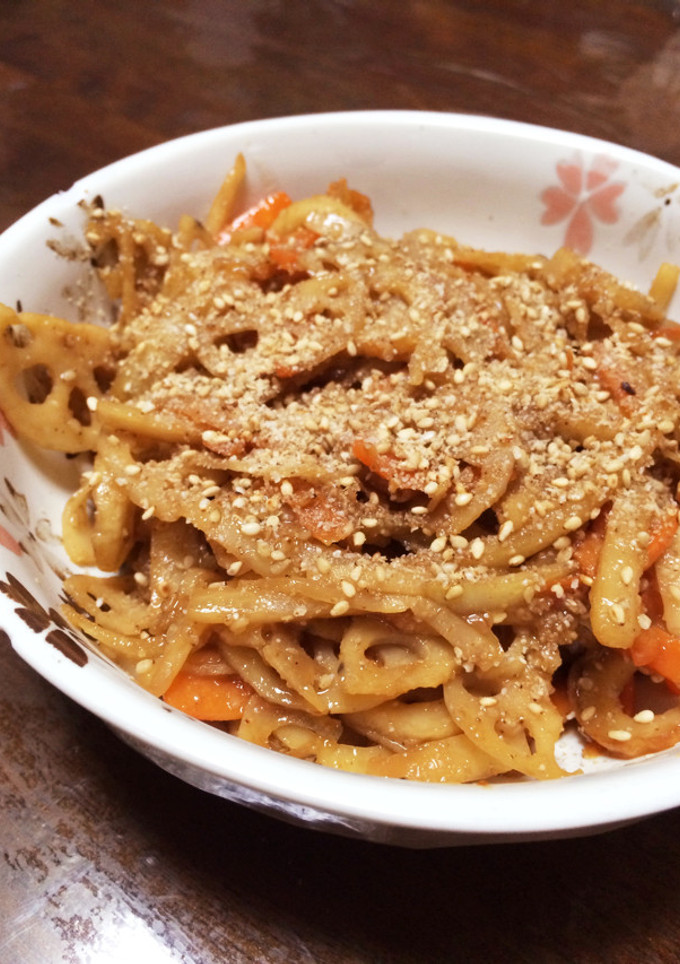 野菜の皮できんぴら-レシピのメイン写真