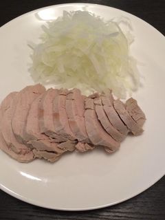 超簡単!茹で豚のヒレ刺し-レシピのメイン写真
