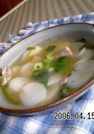 トックでサッパリ味スープ♪-レシピのメイン写真