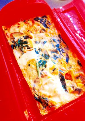 ルクエで簡単オムレツ お弁当や離乳食にも-レシピのメイン写真