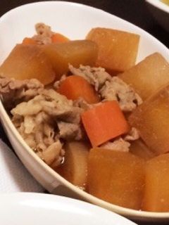 大根と豚肉の煮物-レシピのメイン写真