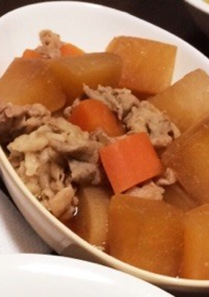 大根と豚肉の煮物-レシピのメイン写真
