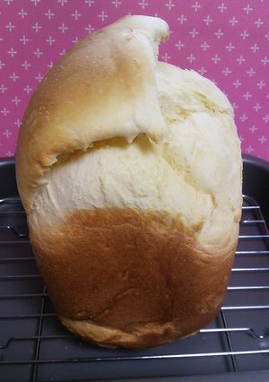 ＨＢ☆残りご飯でふわもちホテル食パン♪-レシピのメイン写真