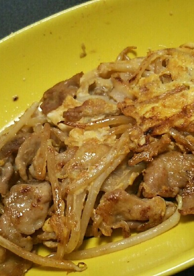 豚肉ともやしの卵炒め-レシピのメイン写真