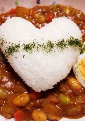 お豆in♡わが家のドライカレー-レシピのメイン写真