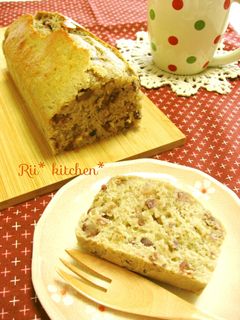 HM簡単♡たっぷり小豆のケーキ♡-レシピのメイン写真