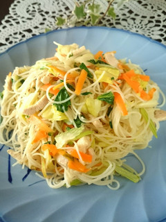 鶏むね肉セロリの★ナンプラー焼きビーフン-レシピのメイン写真