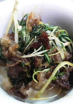 牛小間切れと水菜のハリハリ-レシピのメイン写真