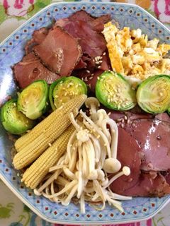 ペッパービーフと春野菜の冷し中華-レシピのメイン写真