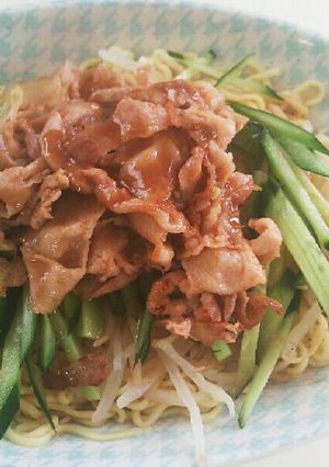 カリカリ豚のごまだれ冷やし麺-レシピのメイン写真