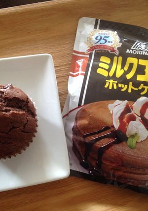 チョコチップ入りココアマフィン-レシピのメイン写真