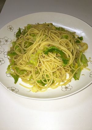 春キャベツとじゃこのパスタ☆-レシピのメイン写真