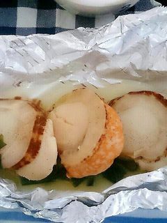簡単フライパン♪ホタテのバターホイル焼き-レシピのメイン写真