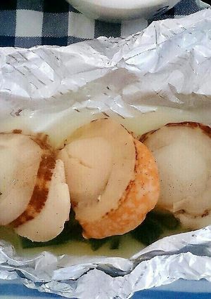 簡単フライパン♪ホタテのバターホイル焼き-レシピのメイン写真