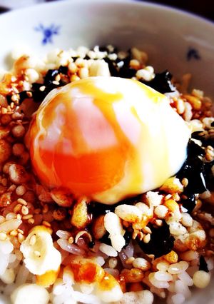 揚げ玉と甘ダレで絶品ズボラ飯♪-レシピのメイン写真