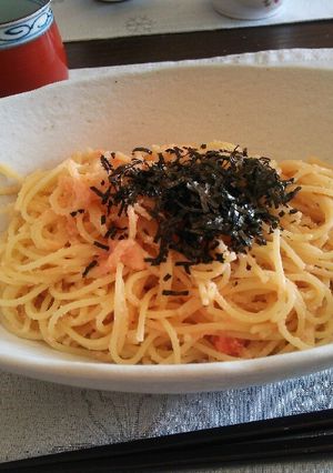 ワンボウルのお手軽明太子パスタ-レシピのメイン写真