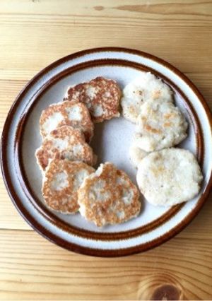 離乳食 リコッタとバナナのパンケーキ-レシピのメイン写真
