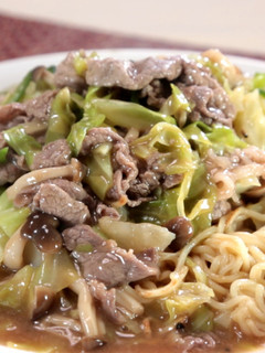 牛こま肉のあんかけ焼きそば-レシピのメイン写真