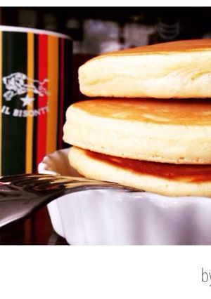 ヨーグルトdeふわふわホットケーキ♡-レシピのメイン写真