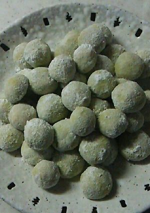 抹茶のスノーボールクッキー-レシピのメイン写真