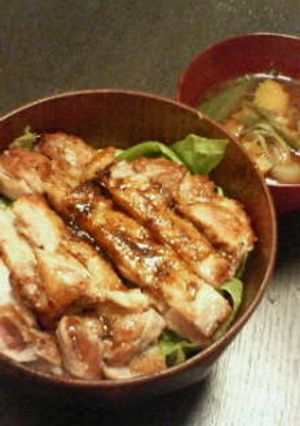 カリカリ鶏丼-レシピのメイン写真
