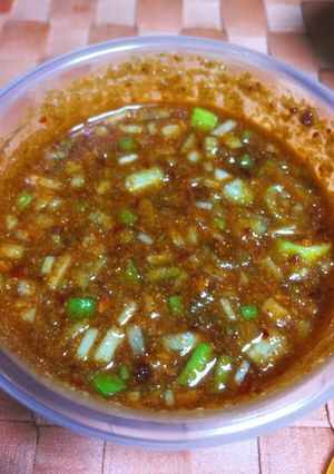 絶品！怪味ソース☆食べるラー油で♪-レシピのメイン写真