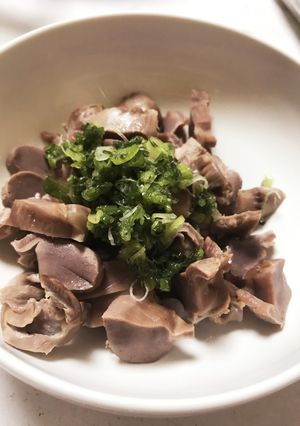 簡単！砂ずりのポン酢和え-レシピのメイン写真