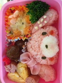キャラ弁♡ボンボンりぼんちゃん-レシピのメイン写真