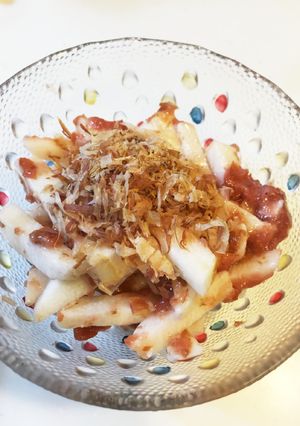 長いもの梅カツオ和え-レシピのメイン写真