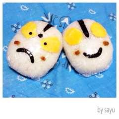 รูปของ 【キャラ弁】ウルトラマン♡おにぎり