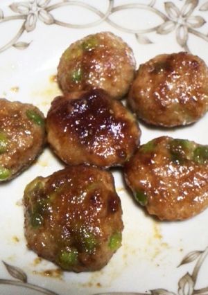 簡単！枝豆入りつくね-レシピのメイン写真