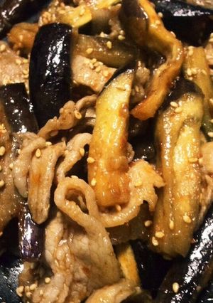 材料これだけ！なすと豚バラの豆板醤炒め-レシピのメイン写真