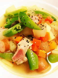 簡単♡野菜たっぷり食べるコンソメスープ♡-レシピのメイン写真