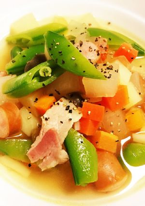 簡単♡野菜たっぷり食べるコンソメスープ♡-レシピのメイン写真