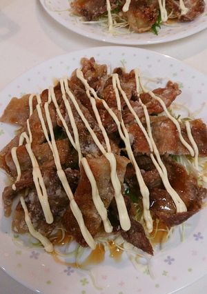 豚の唐揚げサラダ風-レシピのメイン写真