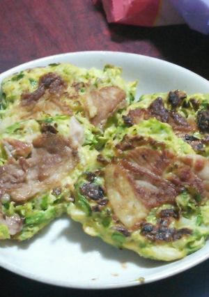 キャベツたっぷりお好み焼き-レシピのメイン写真