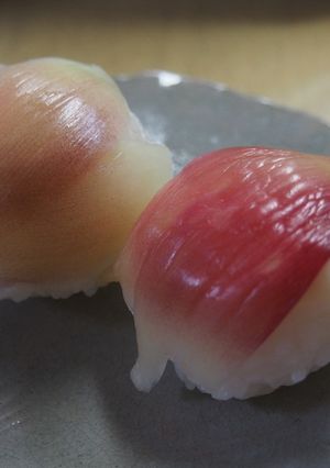 かんたん酢で!茗荷漬けの手まり寿司-レシピのメイン写真