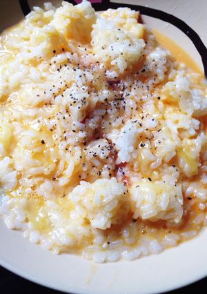 ズボラかるぼ風飯(°_°)-レシピのメイン写真