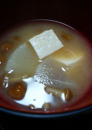 大根となめこの味噌汁-レシピのメイン写真