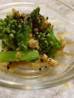 菜の花と炒り卵の和え物-レシピのメイン写真