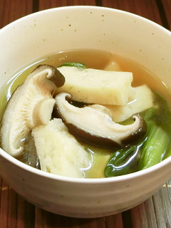 魚すじとチンゲン菜のスープ-レシピのメイン写真