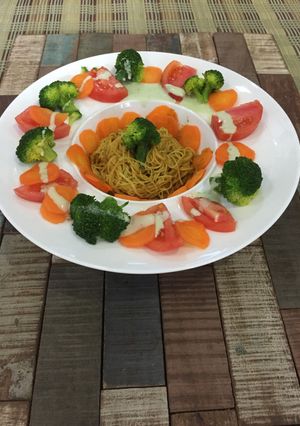 ブロッコリートマトのカレー風味パスタ-レシピのメイン写真