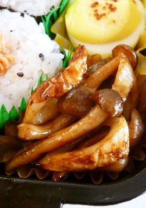 お弁当に・ちくわとしめじの炒め-レシピのメイン写真