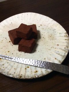 こっくり美味しい生チョコ-レシピのメイン写真